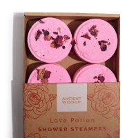 Shower Steamer, Love Potion Pink 4pc
