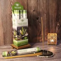 Rökelsepinnar, Green Tree White Sage & Sweetgrass Box