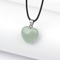 Aventurine, Green heart with necklace bigpack