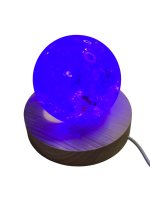 Display, Light Socket round Wood