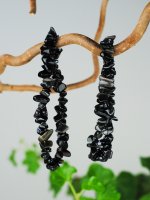 Obsidian, Regnbåge Armband Chips Storpack