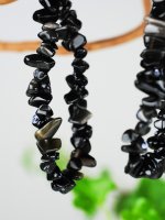 Obsidian, Regnbåge Armband Chips Storpack