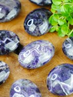Amethyst, Chevron Palm stone Polished