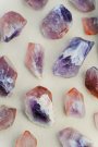 Pink Phantom Amethyst, Raw point