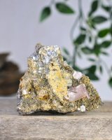 Apatite, Pink on Matrix