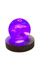 Display, Light Socket round Wood