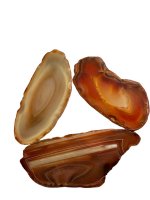 Agat, Naturlig Orange Skiva Storpack