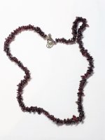 Granat, Röd Halsband Chips Kort Storpack