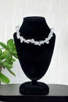 Rock Crystal, Necklace Chips Short Big pack