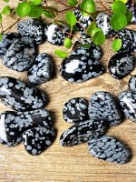 Obsidian, Snöflinge trumlade storpack GRAM