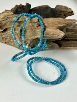 Apatit, Blå Armband Rund HK