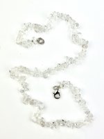Rock Crystal, Necklace Chips Short Big pack