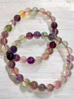 Fluorite, Bracelet Round