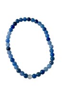 Aventurin, Blå Armband Rund