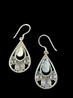 Örhängen, Sterling Silver med Pärlemor