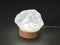 Light Socket, Wooden Round White Light