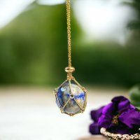 Necklace, with Bead cage Gold Bigpack