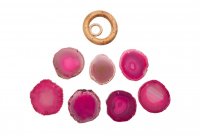 Agate, Pink Wind chime
