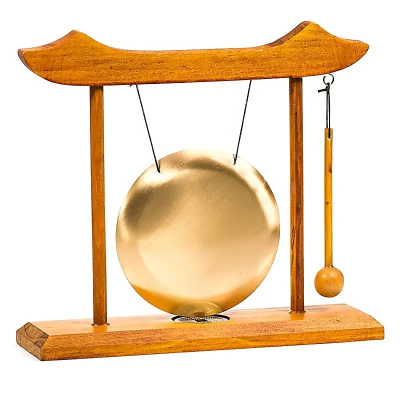 Gong, i Träram