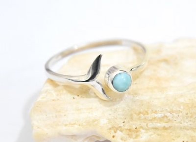 Larimar, Ring Sterling Silver