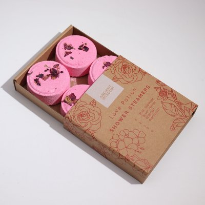 Shower Steamer, Love Potion Pink 4pc