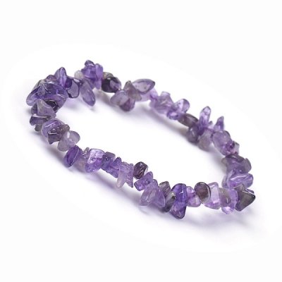 Amethyst, bracelet chip