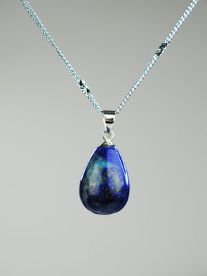 Lapis Lazuli, Halsband Droppe Storpack