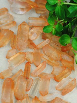 Tangerin quartz, Raw point Big pack