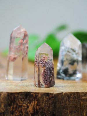 Lodolite Quartz, Points Big pack