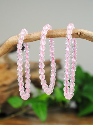 Rosenkvarts, Armband Rund Storpack
