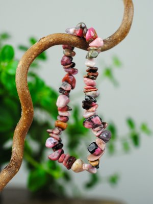 Rodonite, Bracelet Chips