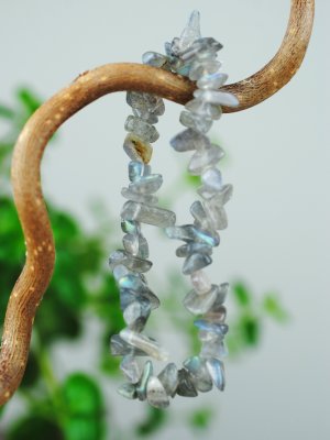 Labradorite, Bracelet Chips Big Pack