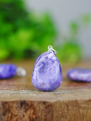 Charoit, Hänge Nugget HK Sterling Silver