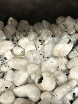 Månsten, Vit Trumlade 5kg