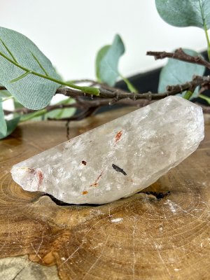 Blixnedslagkvarts, Bergkristall Spets