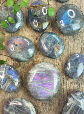 Labradorite, Purple Palm stone Bigpack