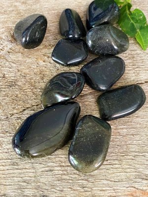 Obsidian, Guld trumlade Gram