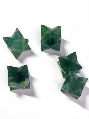 Fluorite, Green Merkaba Bigpack