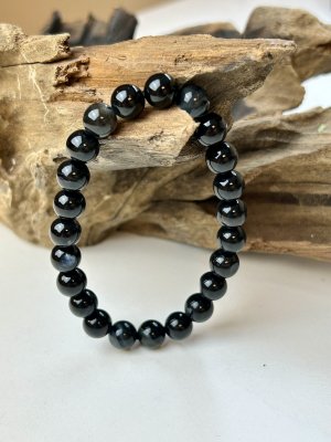 Agate, Black Bracelet Round Bigpack