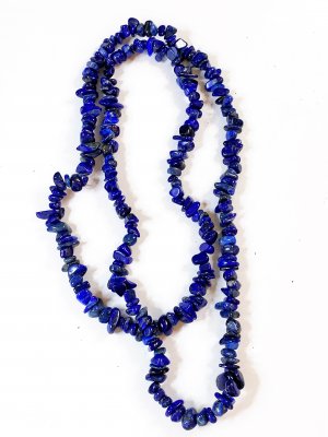 Lapis Lazuli, Necklace Chips Long