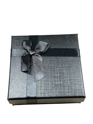 Presentask, Svart med Rosett Storpack
