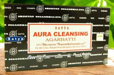 Rökelsepinnar, Satya Aura Cleansing Svart Box