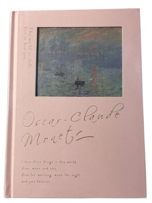 Anteckningsbok, A5 Monet Ljusrosa