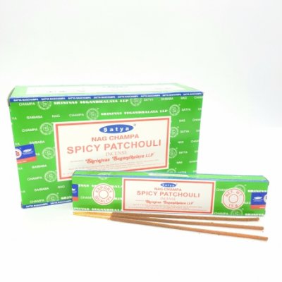 Rökelsepinnar, Satya Nag Champa Spicy Patchouli Box